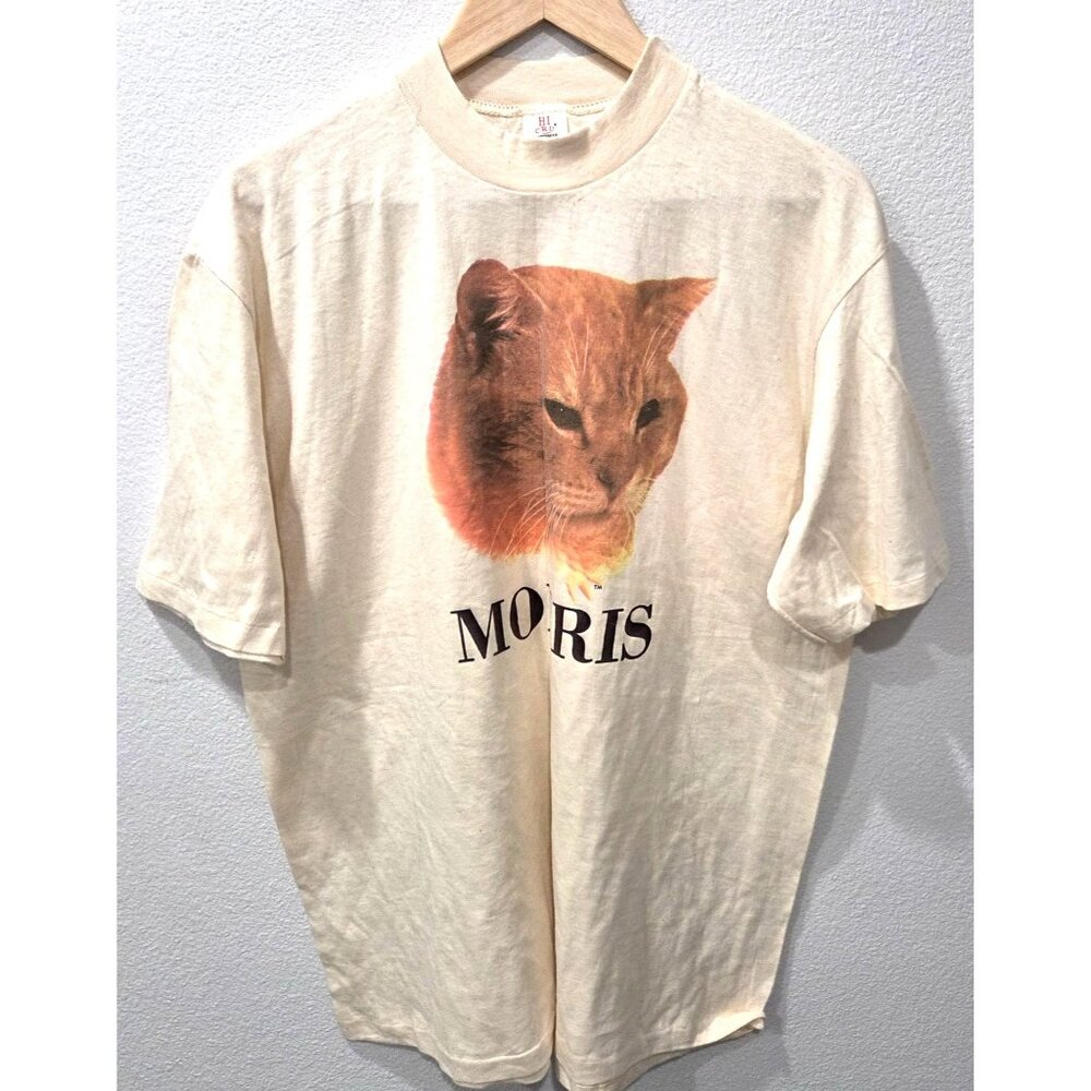 Vintage 1980s Stedman Hi Cru Morris The Cat Graphic Tee Size XL